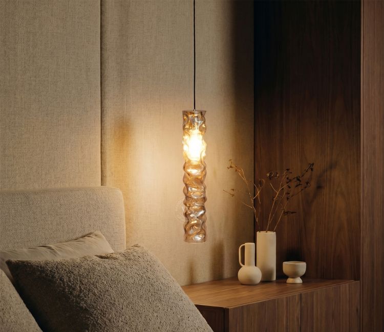 Magnus Sleek Hanging Light (Amber)
