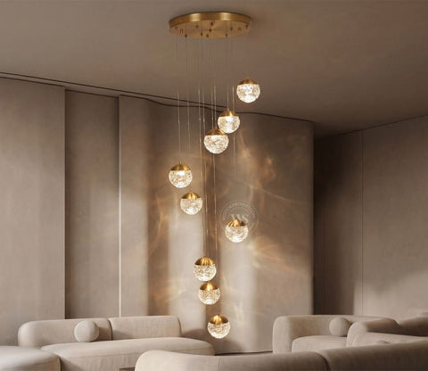 Catch Your Dreams Pendant Lamp - 9 Beads