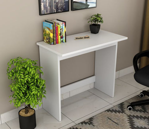 Armada Study Table (Frosty White Finish)
