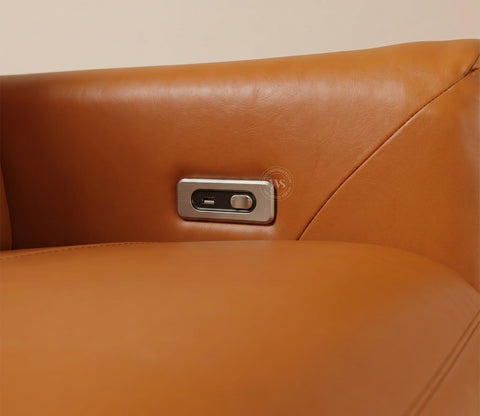 Blacksburg Luxe Electric Recliner 3+2 Seater Sofa (Urban Tan)