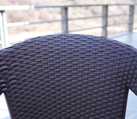 Sienna Wicker Outdoor Garden Chair (Brown)