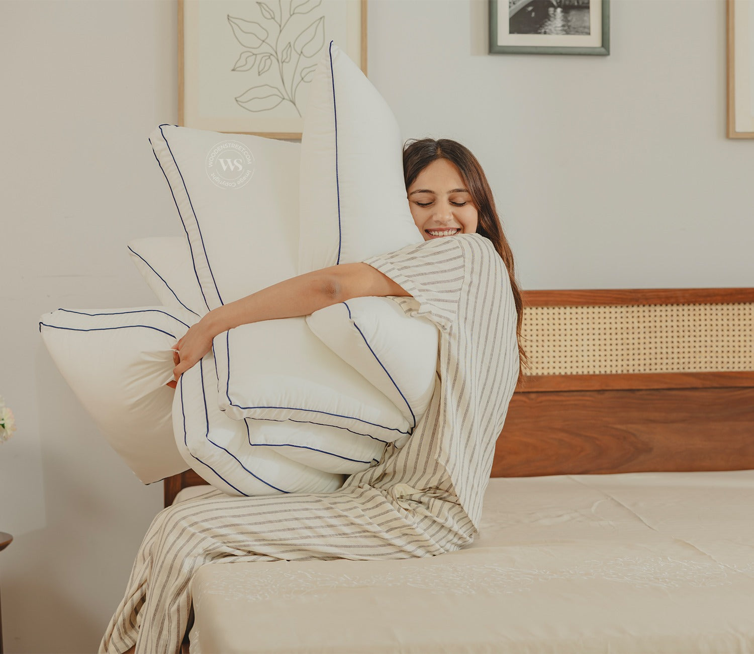 Solfluff Fiber Sleeping Pillow (Set of 4)