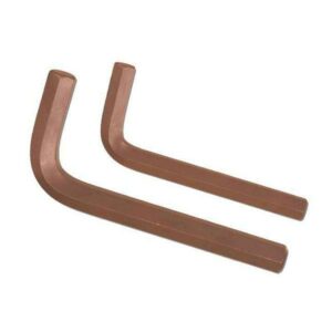 Truliving_Allen Keys & Sets-Hand Tools & Hardware-Tools & Hardware-Taparia Brown Finish Allen Key 6mm, AK6 | 90 mm Long Arm