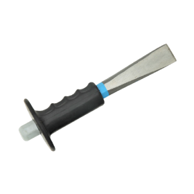 Trueliving_Chisels With Rubber Grip Hardness: 55- 57 HRC on Cutting Portion. 35 - 45 HRC on Striking Portion.