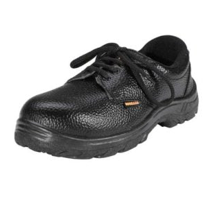 Trueliving_New Arrivals-Safety Products-Agarson Power Steel Toe Black Work Safety Shoes, Size: 6