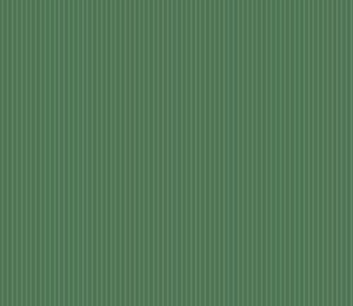 Homefab India 160 TC Stripe Glace Cotton Double BedSheet with 2 Pillow Covers - (90x90 inches) - Dark Green