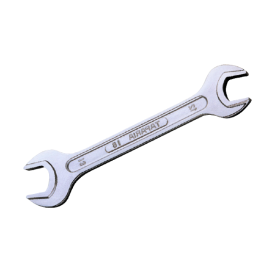 Trueliving_Double Ended Spanners (Ribbed) PROD. NO.	D1	D2	T	L	WT. GMS DER- 32 x 36	66.0	73.0	11.5	300	525