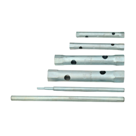 Trueliving_Tubular Spanner Set With Tommy Bar 6 x7, 8 x 9, 10 x 11, 12 x 13, 14 x 15, 16 x 17, 18 x 19, 20 x 22 Tommy Bar : 1) Dia 12 x 250mm , 2) Special Tommy Bar