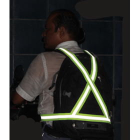 Trueliving_RRA-041 Reflective Cross Belt Elastic Adjustable Cross Belt,
