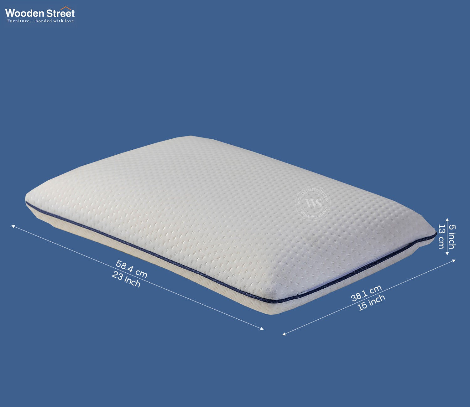 Moonmist Memory Foam Orthopedic Pillow (Large Size)