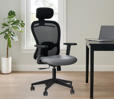 Balanco High Back Mesh Office Chair (Grey)