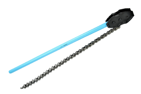 Trueliving_Chain Pipe Wrenches PROD. NO.	NOM. PIPE SIZE MAX ΘD	L	L1	E	T	WT. GMS CPW04	CPW04	900	165	80	12	1100