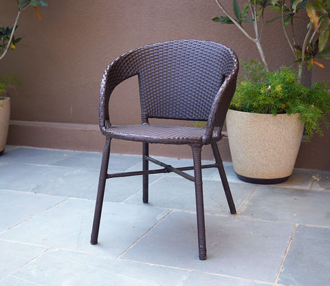Sienna Wicker Outdoor Garden Chair (Brown)