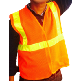 Trueliving_RCV-033 Safety Jacket Front Opening Contrast Vest,
