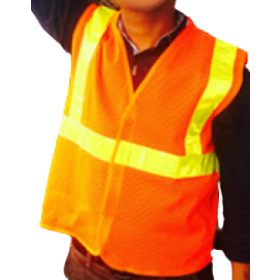 Trueliving_RCV-033 Safety Jacket Front Opening Contrast Vest,