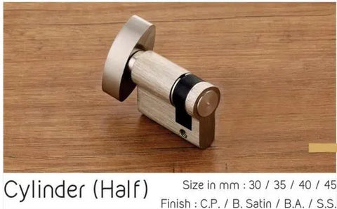 Half Lock Body | Compact Mortise Lock Mechanism for Interior Doors