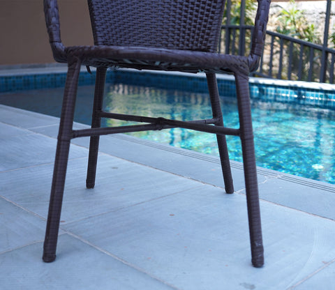 Sienna 4 Seater Outdoor Set (Brown)