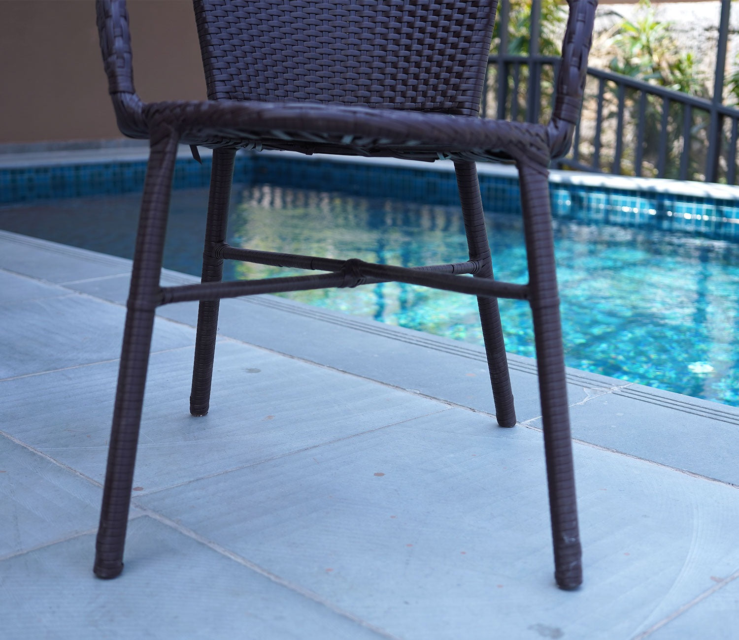 Sienna Wicker Outdoor Garden Chair (Brown)