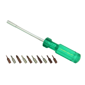 Trueliving_Bit Driver Sets Torx T5, T6, T8, T10 Philips No. 0, 1, 2 Flat: 3mm, 4mm, 5mm