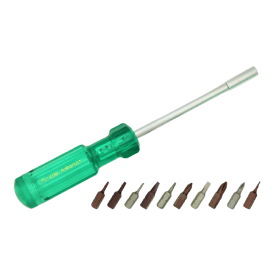 Trueliving_Bit Driver Sets Torx T5, T6, T8, T10 Philips No. 0, 1, 2 Flat: 3mm, 4mm, 5mm