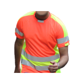 Trueliving_RPW-026 Safety T-Shirt Hi-Visibility Contrast T-shirt.....  Style Comfort Safety