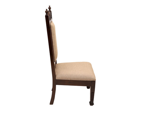 Soha Chair in Premium Teakwood in Walnut Finish