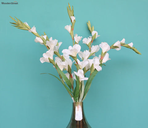 Glady White Artificial Flower