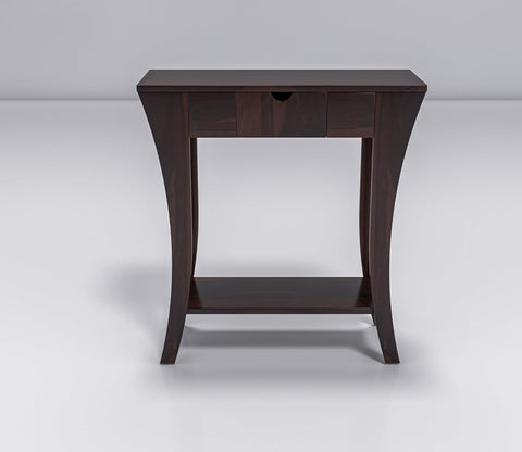 Wooden Partition Leave Design Console Table