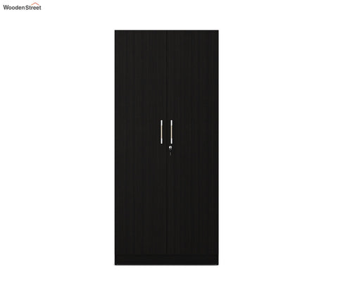 Kosmo Optima 2 Door Engineer Wood Wardrobe (Flowery Wenge Finish)