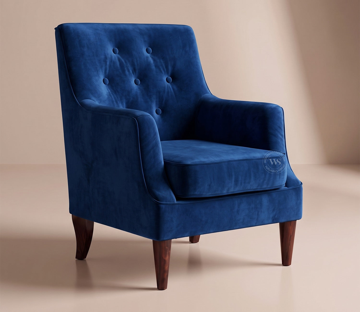 Adoree Lounge Chair (Indigo Blue)