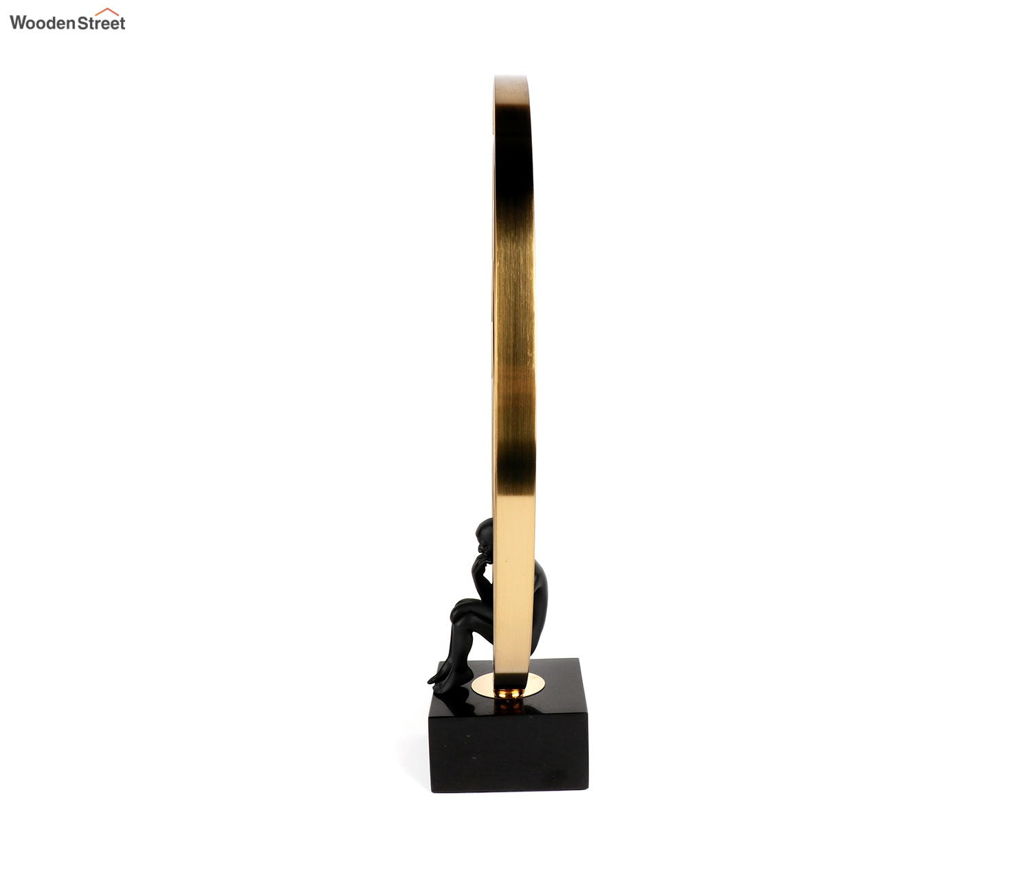 Golory Black Human Table Showpiece