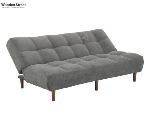 Castello Premium Upholstery Fabric Sofa cum Bed (Grey)