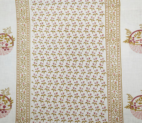 Bird Nest 1 Piece Long Door Curtain (White, 9 Feet)