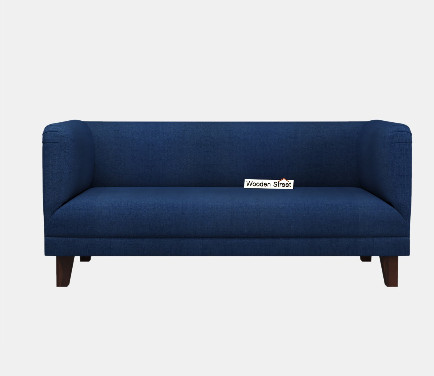 Dexter 3 Seater Fabric Sofa (Cotton, Azure Blue)