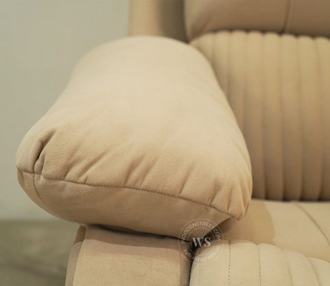 Arvana Motorized Recliner Sofa (Beige)
