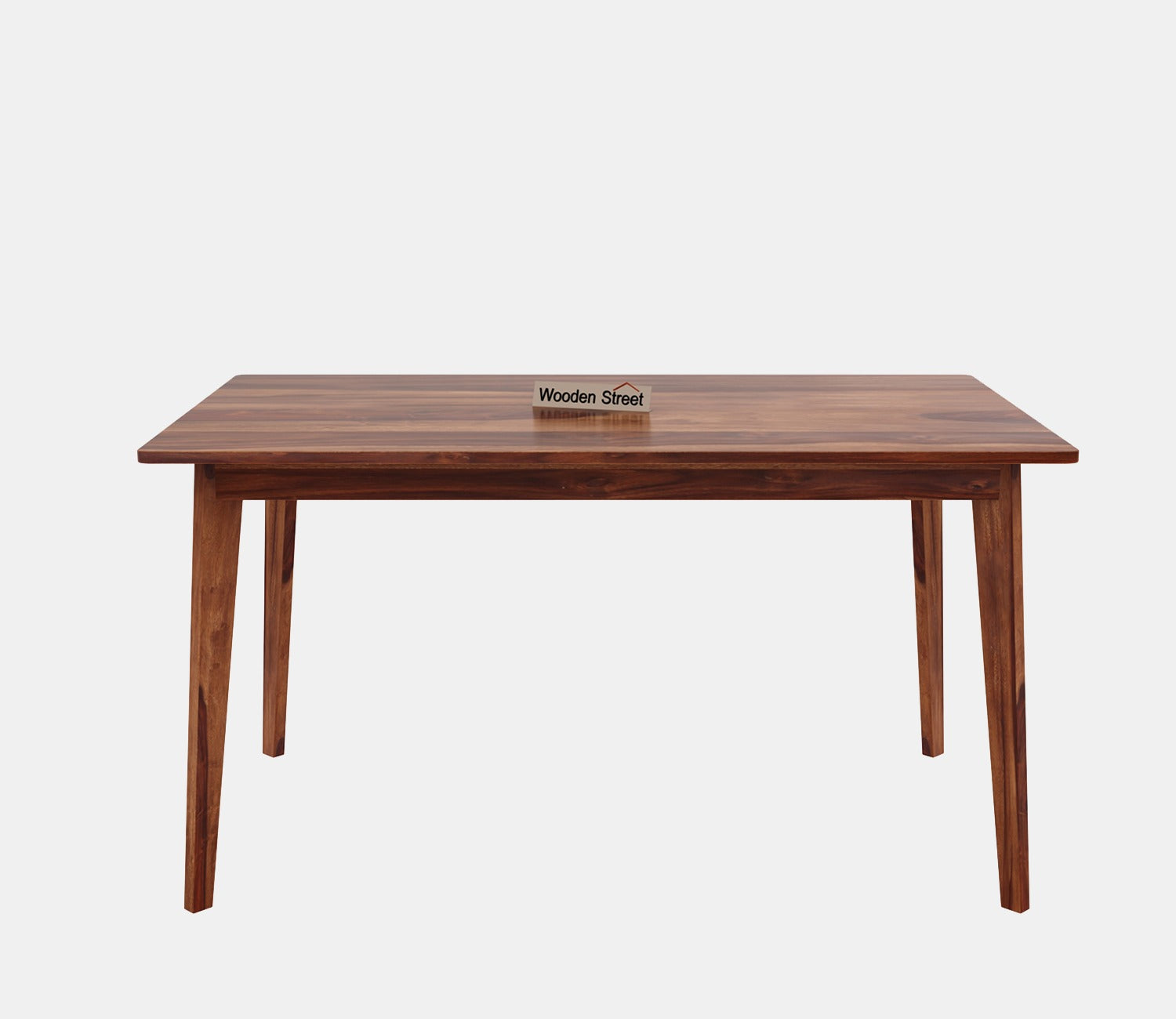 Calabria 6 Seater Sheesham Wood Dining Table (Honey Finish)