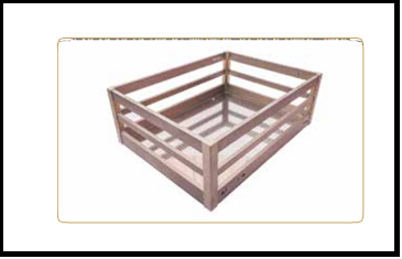 Trueliving_MATTEE CHAMPAGNE PLAIN BASKET - 8” *15" 380  MM/450M Cabinet
