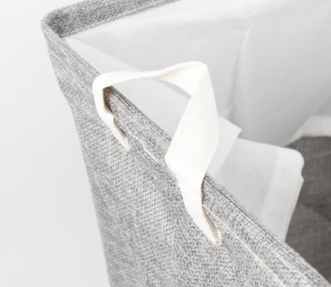 Washify Foldable Canvas Laundry Basket