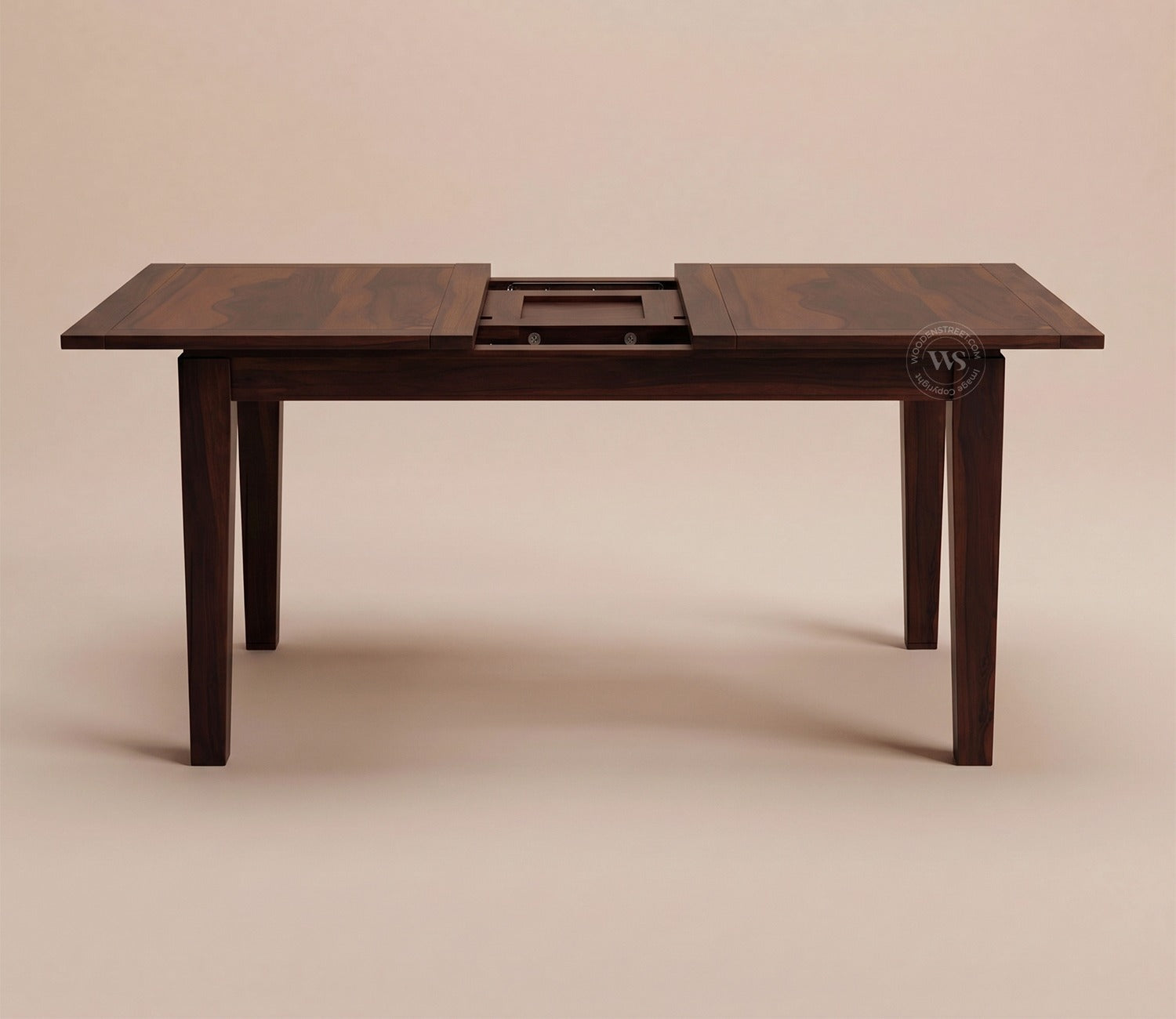 Tim Extendable 4 Seater Dining Table (Walnut Finish)