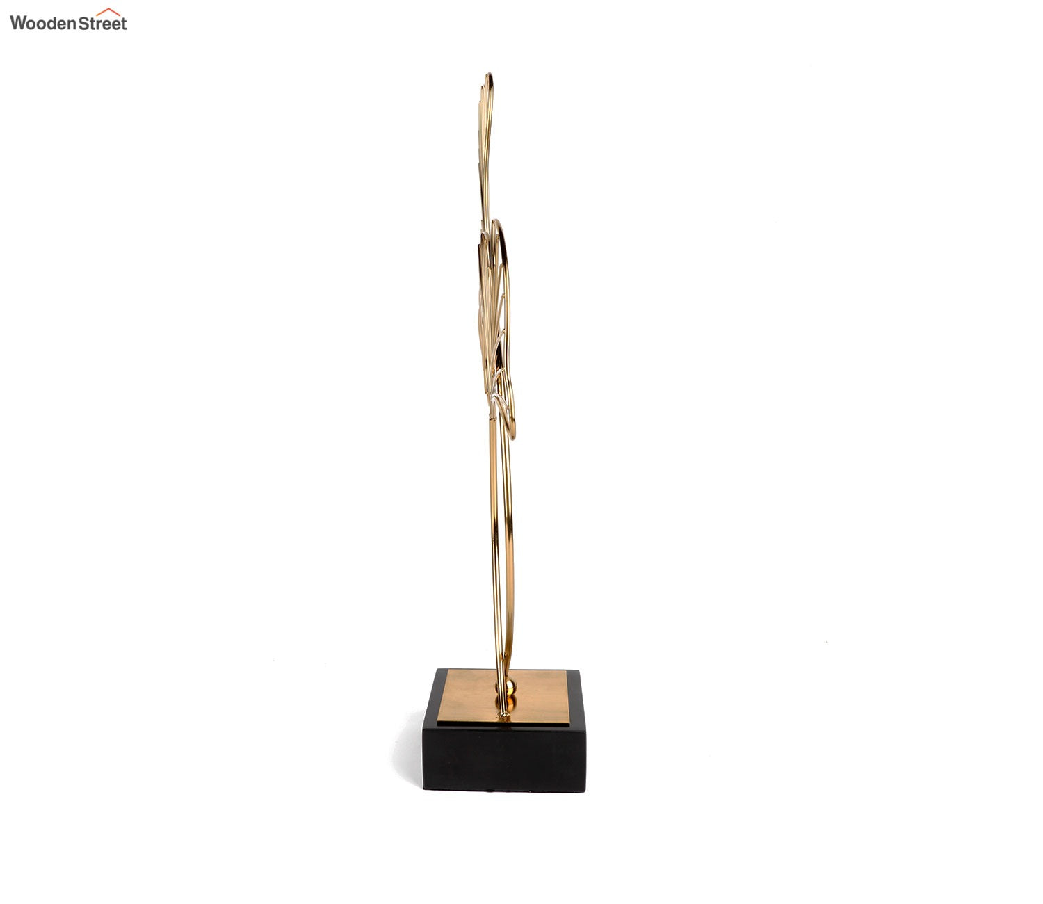Sleek Petals Table Decor Ornament (L, Gold)
