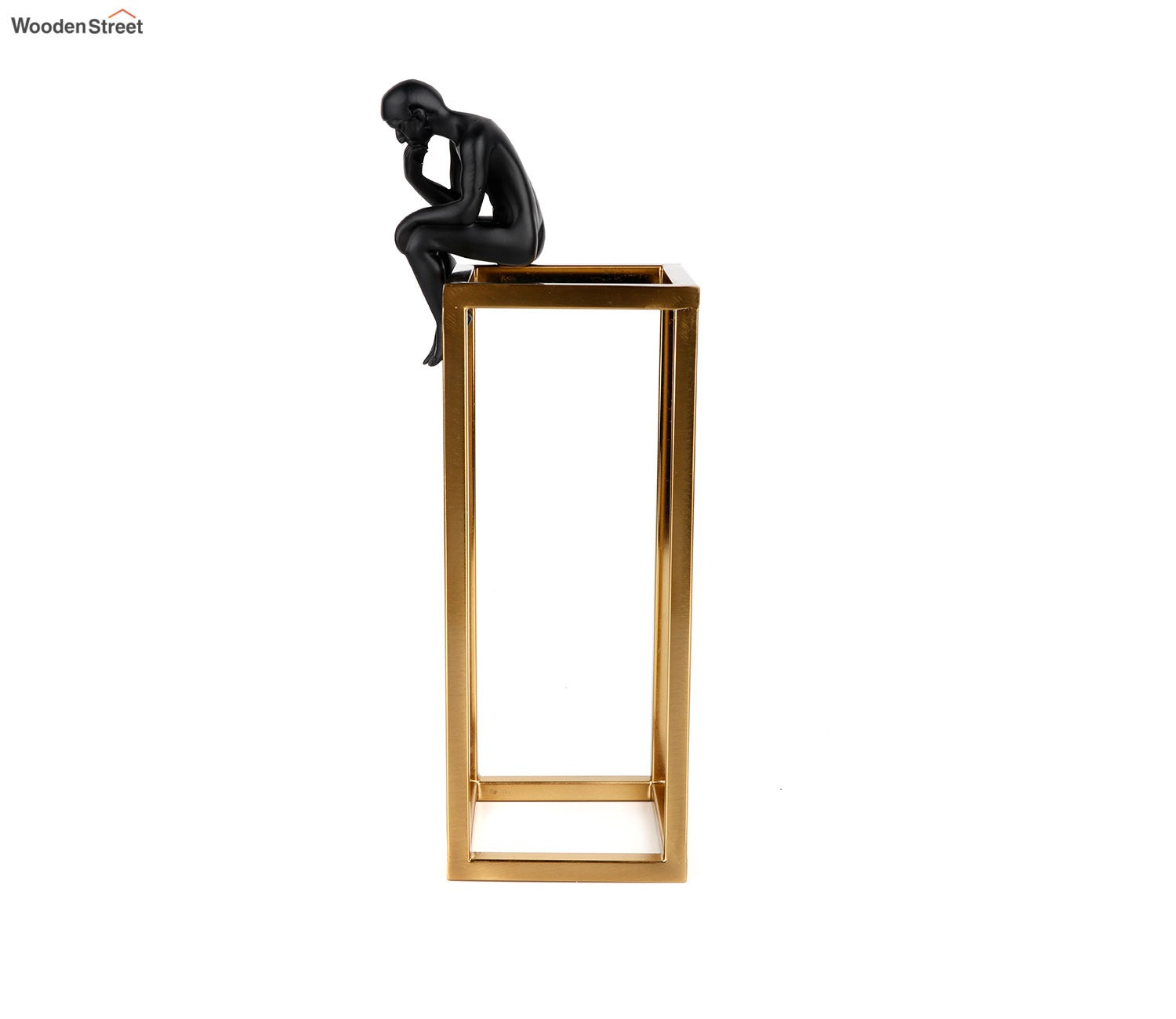 Sleek Celestial Black Human Figurine (L, Black)
