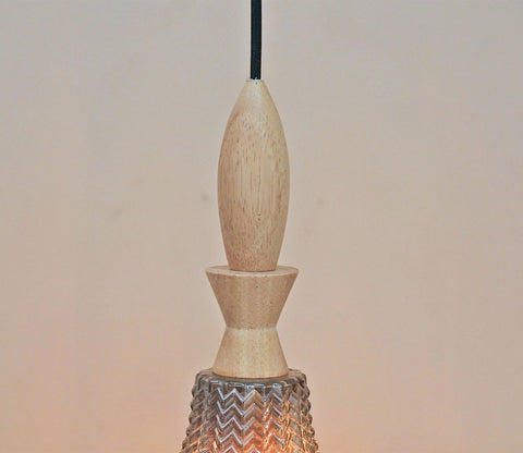 Miera Glass Pendant Light (Smokey Grey)