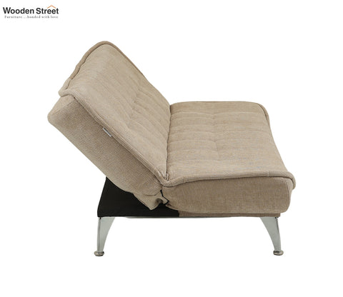 Bastion Premium Upholstery Fabric Sofa cum Bed (Beige)