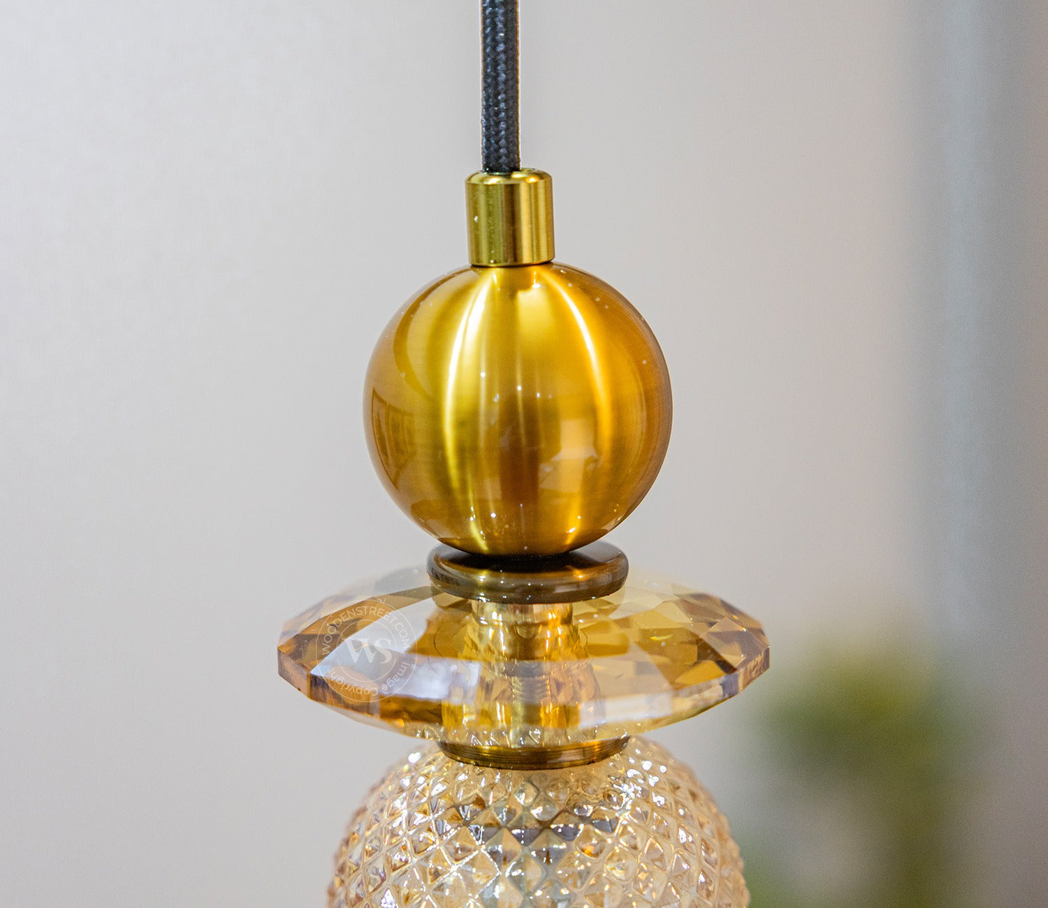Tulip Pendant Hanging Light (Yellow)
