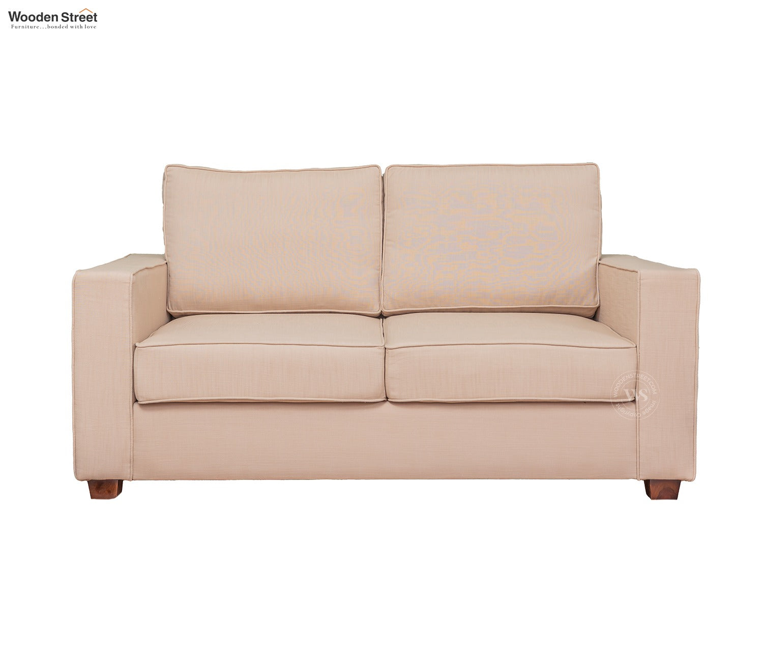 Albus 3+2 Seater Fabric Sofa Set (Cotton, Irish Cream)