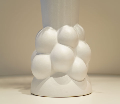 Artistic Beauty White Ceramic Vase