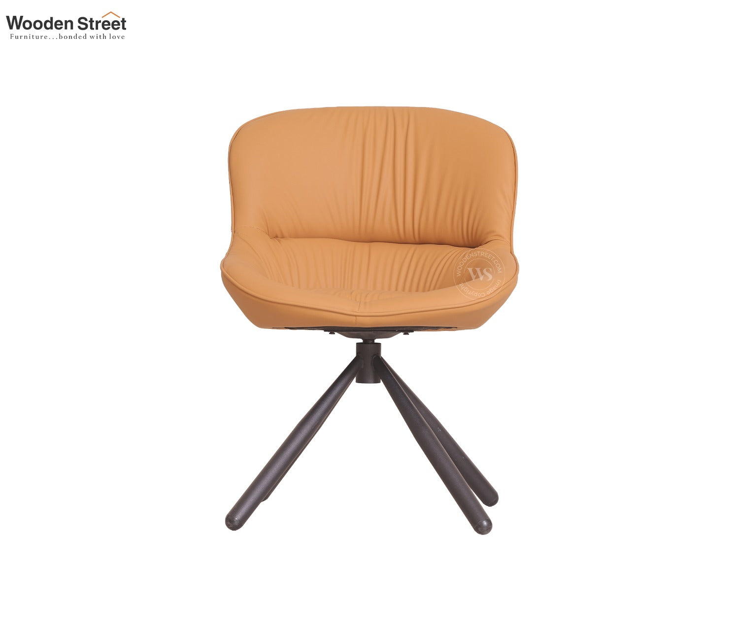 Daigo Modern Swivel Accent Chair (Orange)