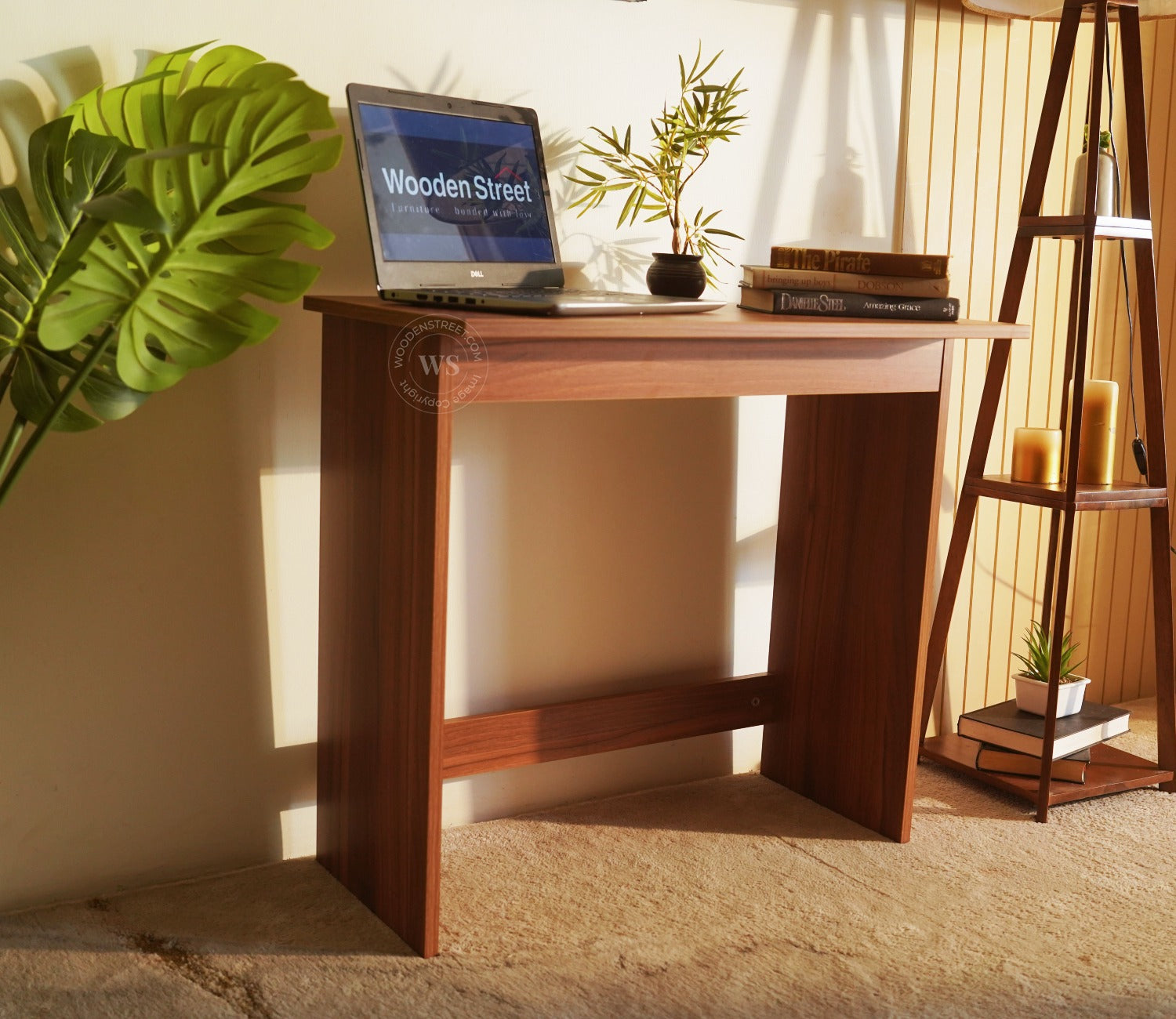 Armada Study Table (Exotic Teak Finish)