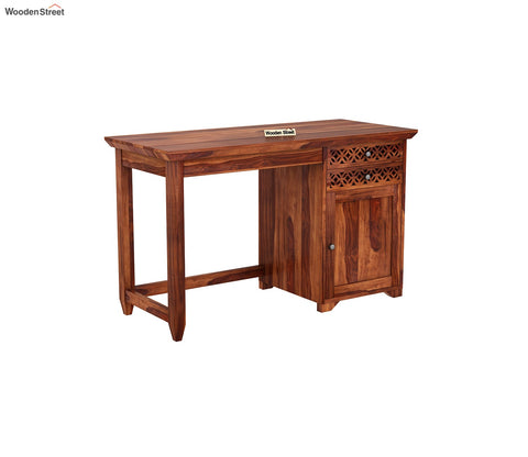 Cambrey Office Table (Honey Finish)