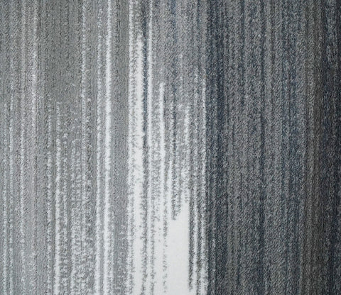 Mersey Grey Abstract Carpet (7.5 x 5 Feet)